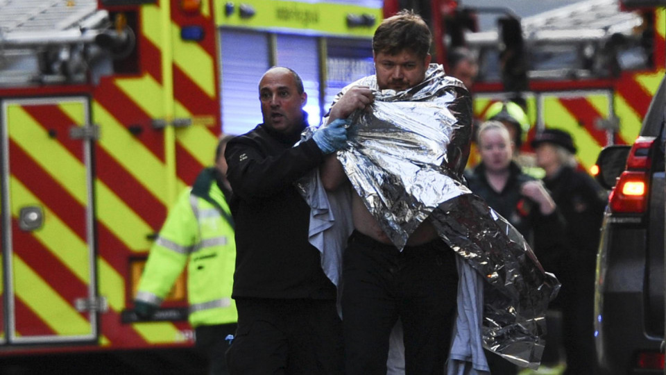 Two killed by knifeman in terror attack on London Bridge